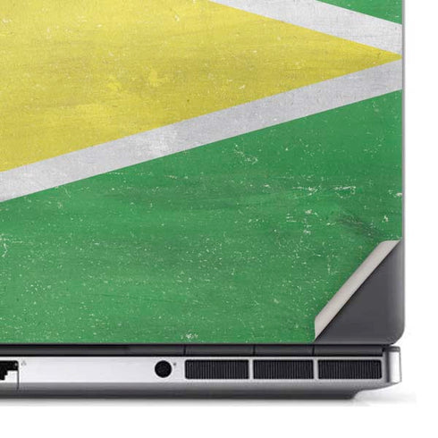 Guyana Flag Distressed Dell Precision Skin